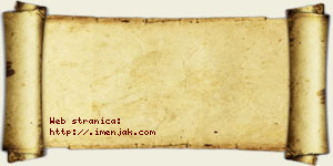 Omilj Michaud vizit kartica